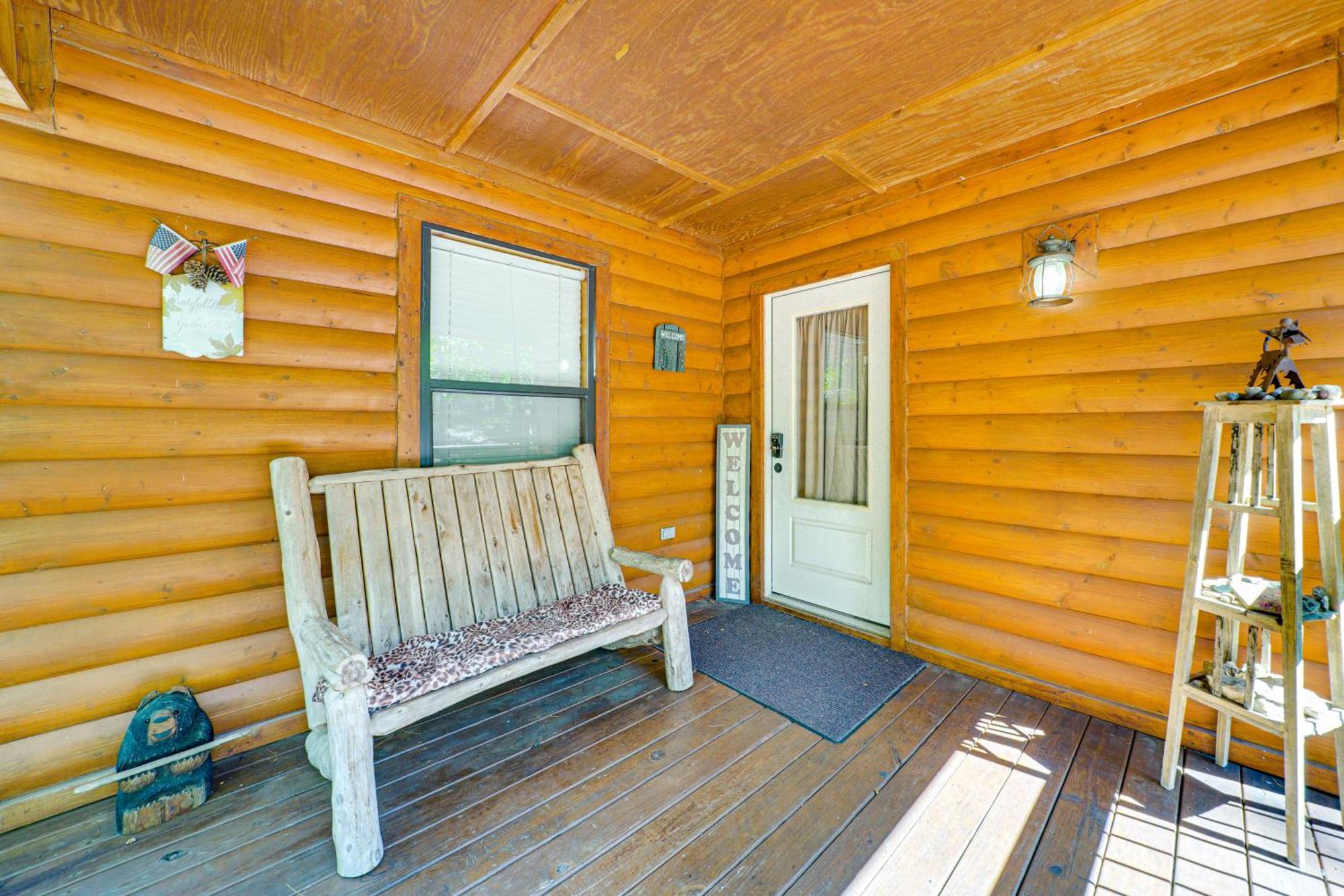 Broken Bow Rental Cabin With Hot Tub And Bar Eksteriør bilde