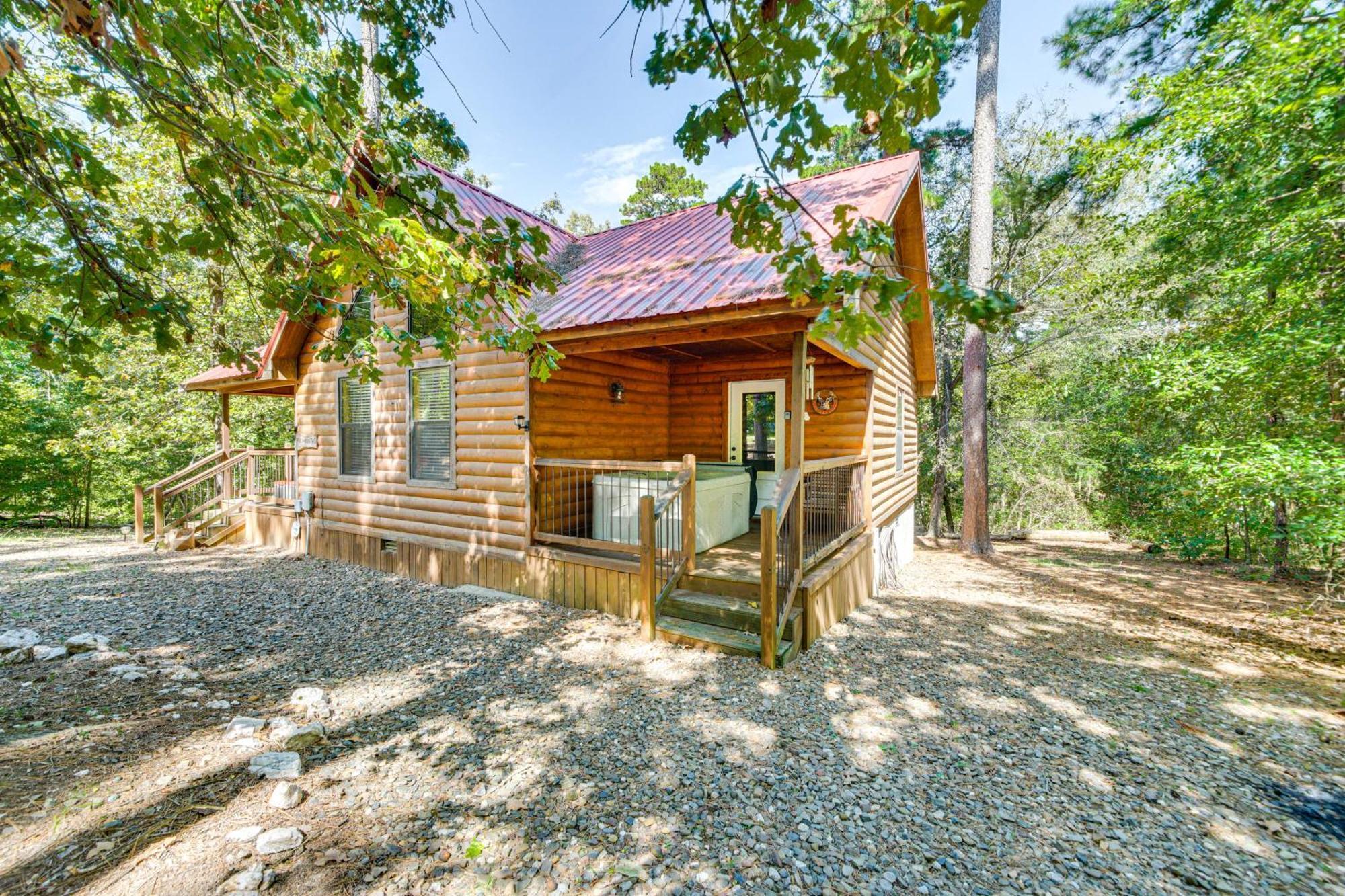 Broken Bow Rental Cabin With Hot Tub And Bar Eksteriør bilde