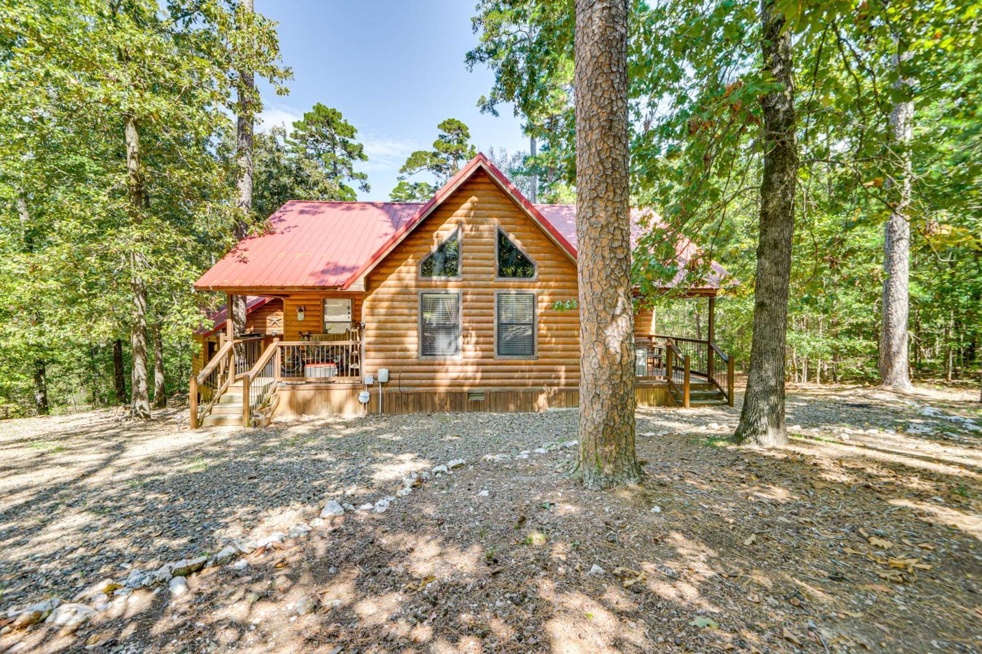 Broken Bow Rental Cabin With Hot Tub And Bar Eksteriør bilde