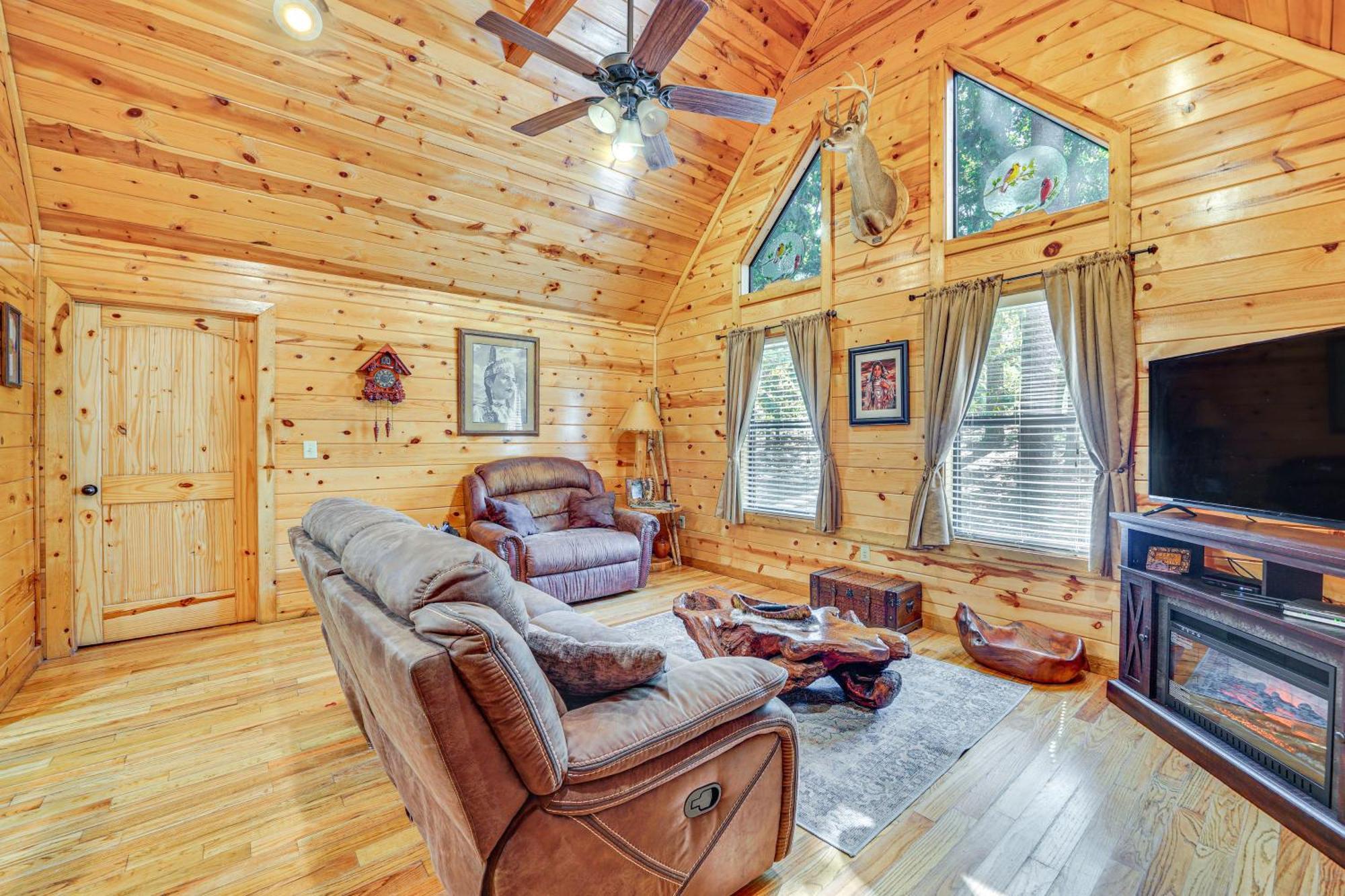 Broken Bow Rental Cabin With Hot Tub And Bar Eksteriør bilde