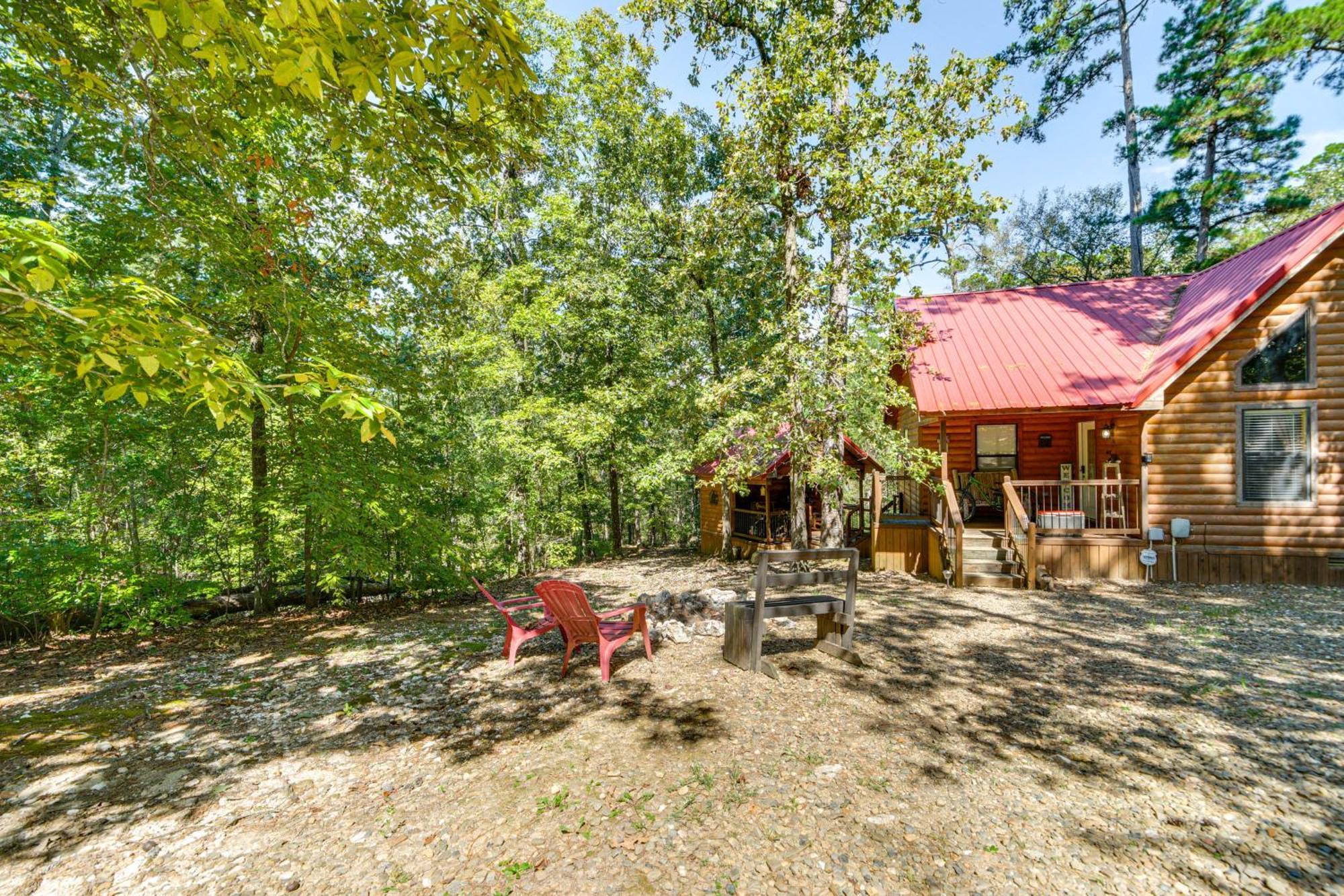 Broken Bow Rental Cabin With Hot Tub And Bar Eksteriør bilde